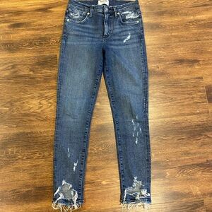 AGOLDE distressed skinny jeans